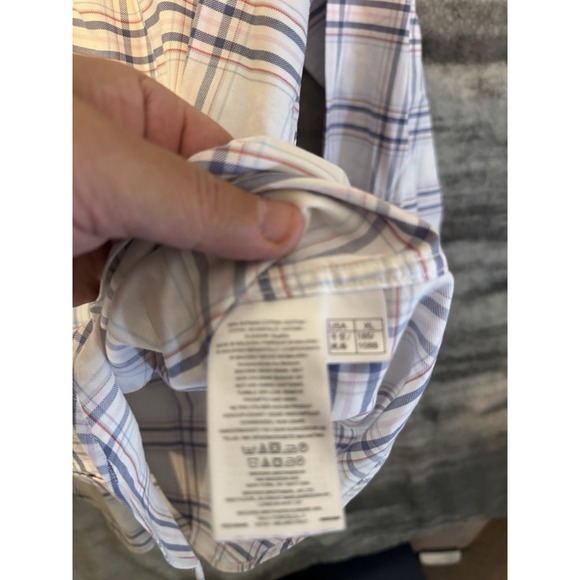 Brooks Brothers Shirt Men's XL Pink Blue Plaid Regent Fit Button Down - Picture 6 of 7